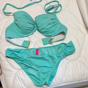 Victoria's Secret Turquoise Bikini Set